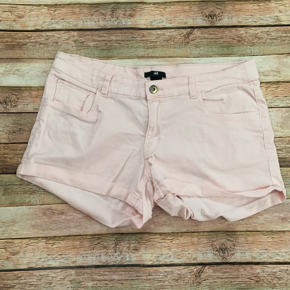 H&M Pink Denim Shorts